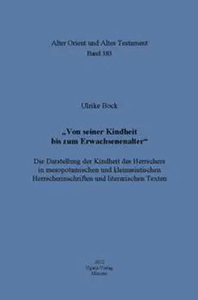 Bock |  „Von seiner Kindheit bis zum Erwachsenenalter“ | Buch |  Sack Fachmedien