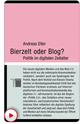 Elter |  Bierzelt oder Blog? | eBook | Sack Fachmedien