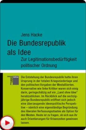 Hacke |  Die Bundesrepublik als Idee | eBook | Sack Fachmedien