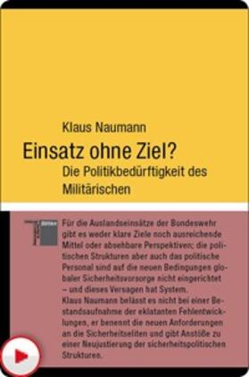 Naumann |  Einsatz ohne Ziel? | eBook | Sack Fachmedien