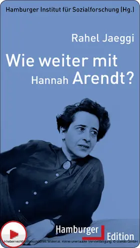 Jaeggi |  Wie weiter mit Hannah Arendt? | eBook | Sack Fachmedien