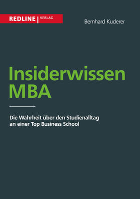 Kuderer |  Insiderwissen MBA | Buch |  Sack Fachmedien