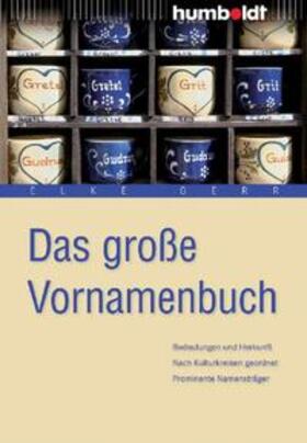 Gerr |  Das große Vornamenbuch | Buch |  Sack Fachmedien