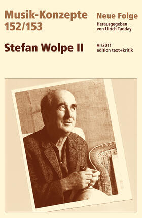 Tadday |  Stefan Wolpe II | Buch |  Sack Fachmedien