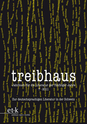  treibhaus 07. Zur deutschsprachigen Literatur in der Schweiz | Buch |  Sack Fachmedien