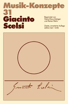  Giacinto Scelsi | Buch |  Sack Fachmedien