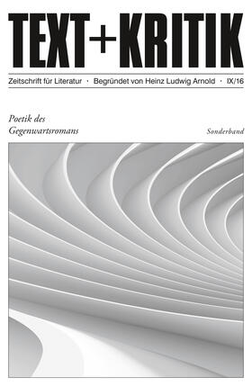 Arnold / J.Schmidt / Kupczynska | Poetik des Gegenwartsromans | E-Book | sack.de