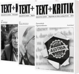  Buchpaket TEXT+KRITIK: Literatur in Österreich | Buch |  Sack Fachmedien