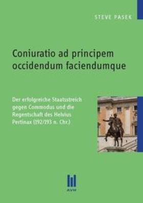 Pasek |  Coniuratio ad principem occidendum faciendumque | Buch |  Sack Fachmedien