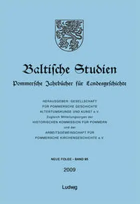  Baltische Studien, Pommersche Jahrbücher für Landesgeschichte. Band 95 NF | Buch |  Sack Fachmedien