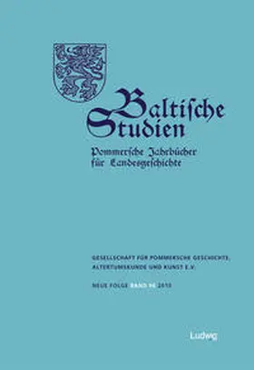 Baltische Studien, Pommersche Jahrbücher für Landesgeschichte. Band 96 NF | Buch | 978-3-86935-054-7 | sack.de