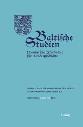  Baltische Studien, Pommersche Jahrbücher für Landesgeschichte. Band 104 NF | Buch |  Sack Fachmedien