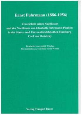 Kühn / Mahn / Marbach |  Ernst Fuhrmann (1886-1956) | eBook | Sack Fachmedien