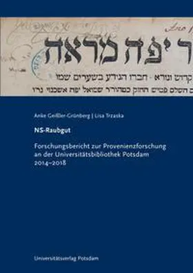 Geißler-Grünberg / Trzaska |  NS-Raubgut | Buch |  Sack Fachmedien