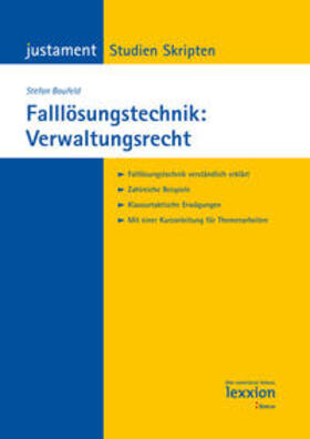 Baufeld |  Studienskript Falllösungstechnik: Verwaltungsrecht | Buch |  Sack Fachmedien