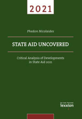 Nicolaides |  State Aid Uncovered | Buch |  Sack Fachmedien