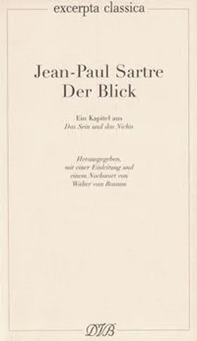 Sartre / Rossum |  Der Blick | Buch |  Sack Fachmedien