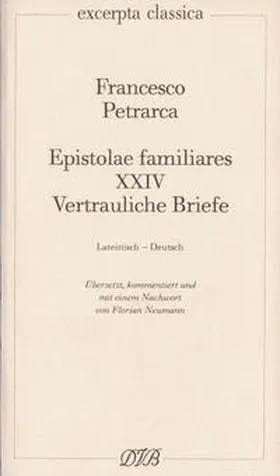 Petrarca |  Epistolae Familiares XXIV | Buch |  Sack Fachmedien