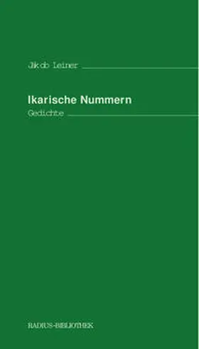 Leiner |  Ikarische Nummern | Buch |  Sack Fachmedien