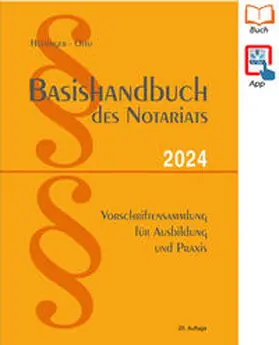 Otto / Dr. Otto |  Basishandbuch des Notariats 2024 | Buch |  Sack Fachmedien