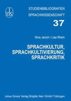 Janich / Rhein |  Sprachkultur, Sprachkultivierung, Sprachkritik | Buch |  Sack Fachmedien