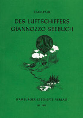 Jean Paul |  Des Luftschiffers Giannozzo Seebuch | Buch |  Sack Fachmedien