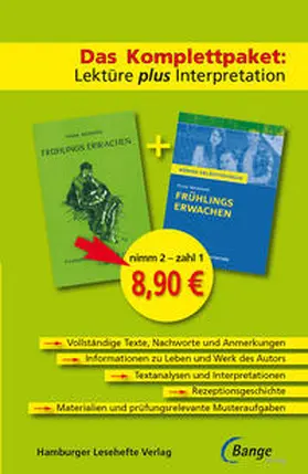 Wedekind |  Frühlings Erwachen - Das Abi-Komplettpaket: Lektüre plus Interpretation | Buch |  Sack Fachmedien