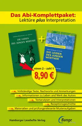 Goethe |  Die Leiden des jungen Werther - Das Abi-Komplettpaket: Lektüre plus Interpretation | Buch |  Sack Fachmedien