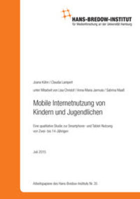 Kühn / Lampert |  Arbeitspapiere des Hans-Bredow-Instituts Nr. 35 | Buch |  Sack Fachmedien