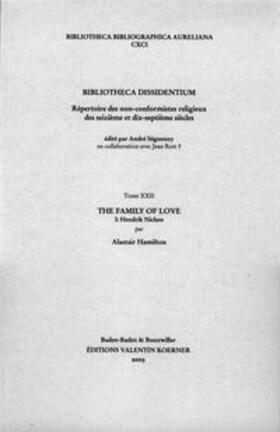 Hamilton |  Family of Love / Bibliotheca Dissidentium XXII | Buch |  Sack Fachmedien