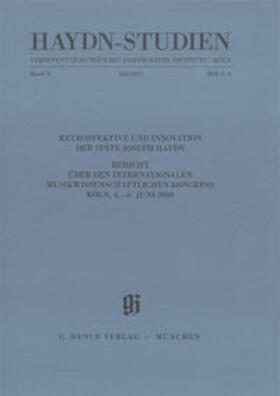 Konrad / Gruber / Raab |  Haydn-Studien. Veröffentlichungen des Joseph Haydn-Instituts Köln.  Band X Heft 3-4, Juli 2013 | Buch |  Sack Fachmedien