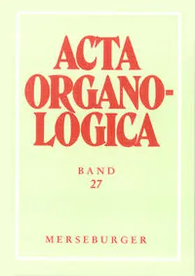 Reichling |  Acta Organologica | Buch |  Sack Fachmedien