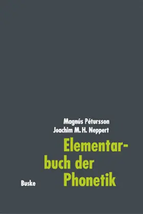 Pétursson / Neppert |  Elementarbuch der Phonetik | Buch |  Sack Fachmedien