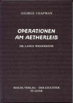 Chapman |  Operationen am Ätherleib | Buch |  Sack Fachmedien