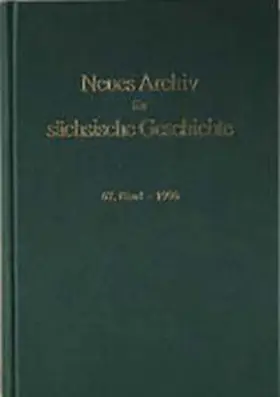 Blaschke |  Neues Archiv für sächsische Geschichte / Neues Archiv für sächsische Geschichte, 70. Band (1999) | Buch |  Sack Fachmedien