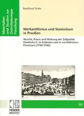 Nolte |  Merkantilismus und Staatsräson in Preußen | Buch |  Sack Fachmedien