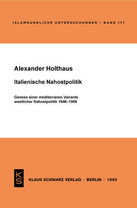 Holthaus |  Italienische Nahostpolitik | Buch |  Sack Fachmedien