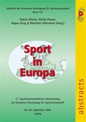 Würth / Panzer / Krug |  Sport in Europa | Buch |  Sack Fachmedien