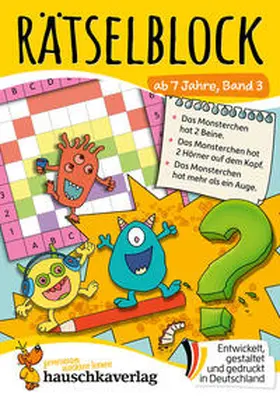 Spiecker |  Rätselblock ab 7 Jahre, Band 3 | Buch |  Sack Fachmedien