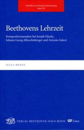 Ronge |  Beethovens Lehrzeit | Buch |  Sack Fachmedien