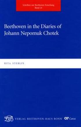 Steblin |  Beethoven in the Diaries of Johann Nepomuk Chotek | Buch |  Sack Fachmedien