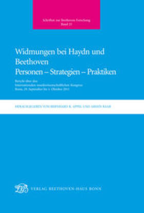 Appel / Raab |  Widmungen bei Haydn und Beethoven. Personen - Strategien - Praktiken | Buch |  Sack Fachmedien