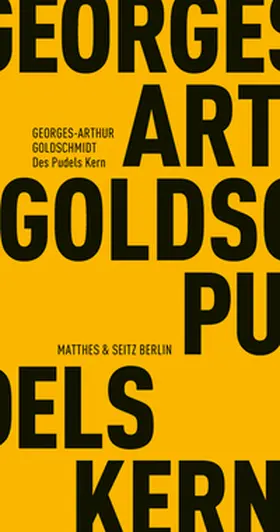 Goldschmidt |  Des Pudels Kern | Buch |  Sack Fachmedien