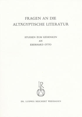 Assmann / Feucht / Grieshammer |  Fragen an die altägyptische Literatur | Buch |  Sack Fachmedien