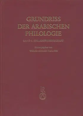 Fischer |  Grundriß der arabischen Philologie | Buch |  Sack Fachmedien