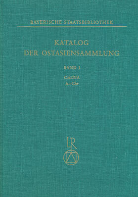  Katalog der Ostasiensammlung | Buch |  Sack Fachmedien