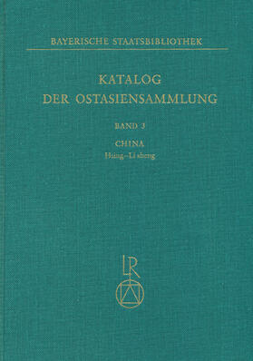 Katalog der Ostasiensammlung | Buch |  Sack Fachmedien