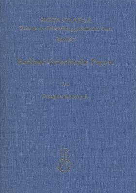 Sarischouli |  Berliner Griechische Papyri | Buch |  Sack Fachmedien