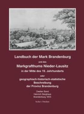 Berghaus |  Landbuch der Mark Brandenburg und des Markgrafthums Nieder-Lausitz. Zweiter Band | Buch |  Sack Fachmedien