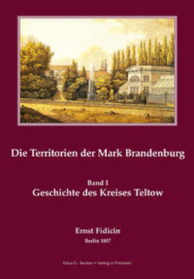 Fidicin |  Territorien der Mark Brandenburg | Buch |  Sack Fachmedien